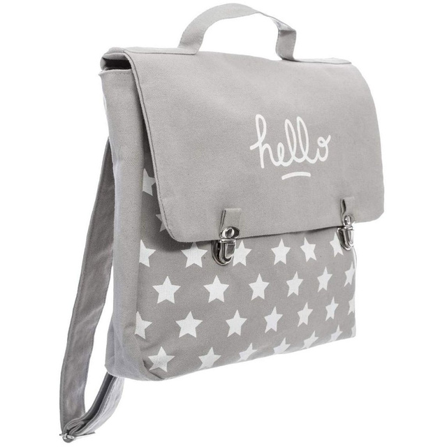 Geantă de școală de umăr cu deschidere prin clemă