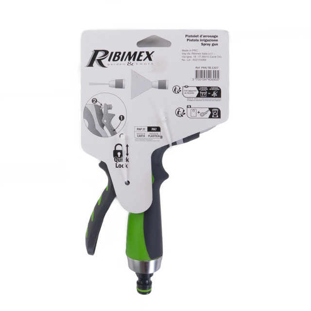 Capat pentru furtun de gradina RIBIMEX, duza reglabila