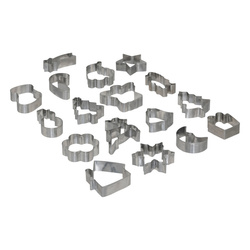 Forme de Crăciun pentru turtă dulce, 18 bucăți