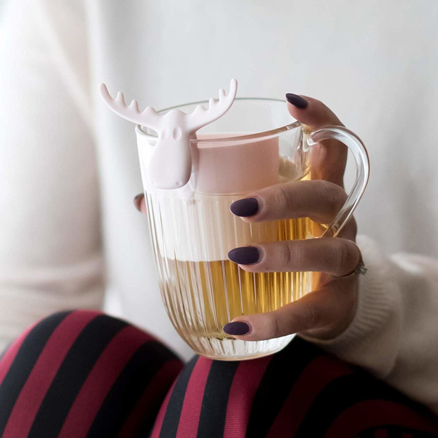 Infuzor de ceai RUDOLF, KOZIOL, albastru organic