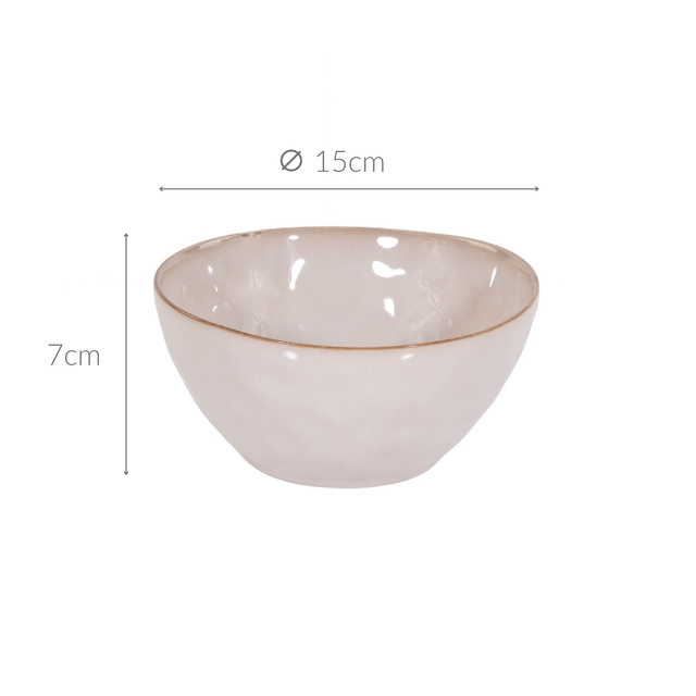 Bol cu ​​structura de piatra, in relief, 620 ml