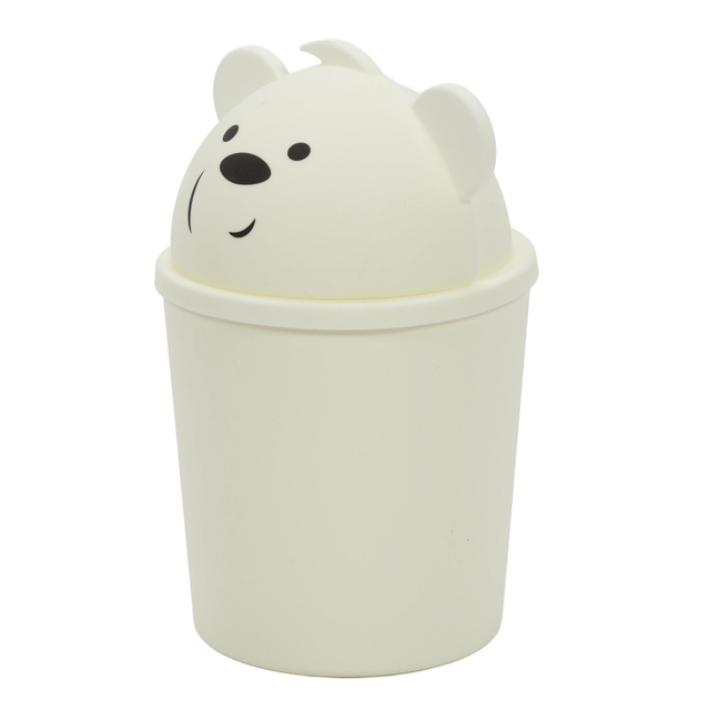 Coș mic de gunoi în formă de ursuleț pentru o cameră de copii, 1,5 l