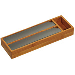 Dozator pentru folie de aluminiu și folie alimentară, organizator din bambus