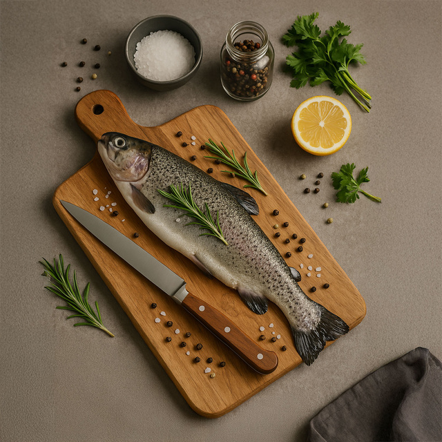 Cuțit de pește ELEGANCIA, inox, 32 cm