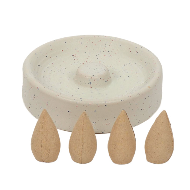 Lămpă aromatică + bețișoare parfumate HAPO, 9 piese