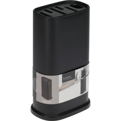 Suport din plastic pentru 5 cuțite și foarfece, 12,4 x 8 x 21 cm