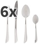 Set tacâmuri pentru 6 persoane, inox, INOX