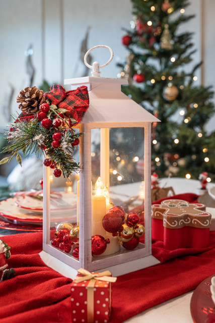 Felinar LED, coronita, inaltime 29 cm