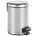 Cos de gunoi Leman Shiny, Argintiu, 3 L, Wenko