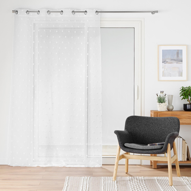 Perdeaua fereastra cu pompoane, 140 x 240 cm, POMPINOU