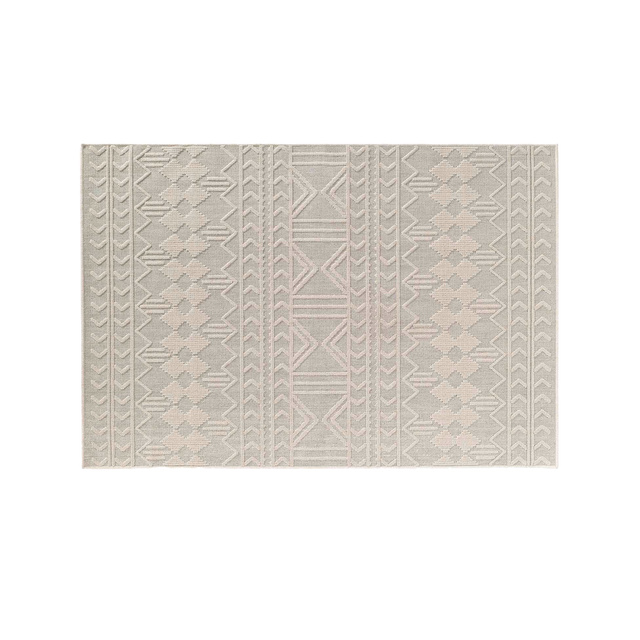 Covor de podea rectangular cu model embosat