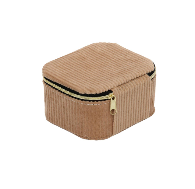 Cutie pentru bijuterii, catifea, 11,5 x 9,5 x 6 cm