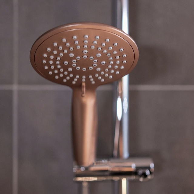 Duș Young Line, Ø 11 cm, 5 jeturi, auriu roz, WENKO