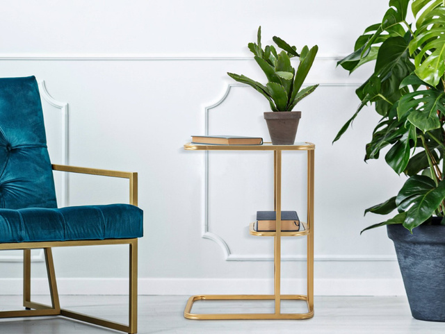 Masuta laterala pe doua niveluri, inaltime 60 cm