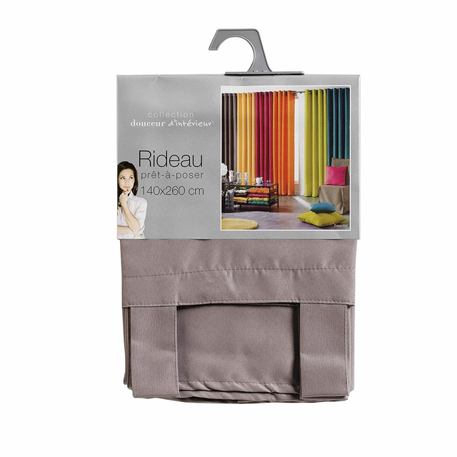 Perdea cu inele textile 140 x 260 cm ESSENTIEL