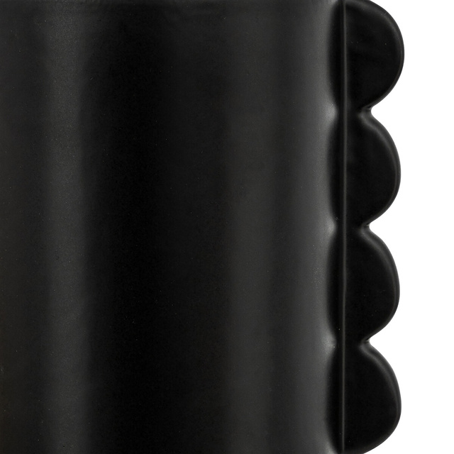 Vază cu urechi ceramică Hind H25 -negru