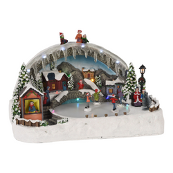 Scenă festivă mobilă Patinoar