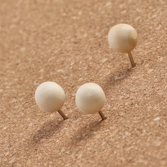 Pioneze din lemn, 25 buc, ZELLER