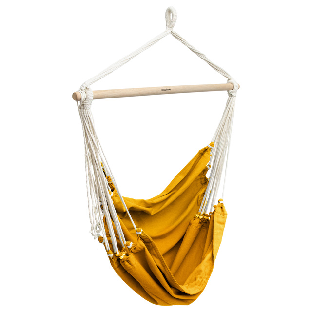 Fotoliu suspendat cu sezut din bumbac, 150 x 135 cm, CUENCA