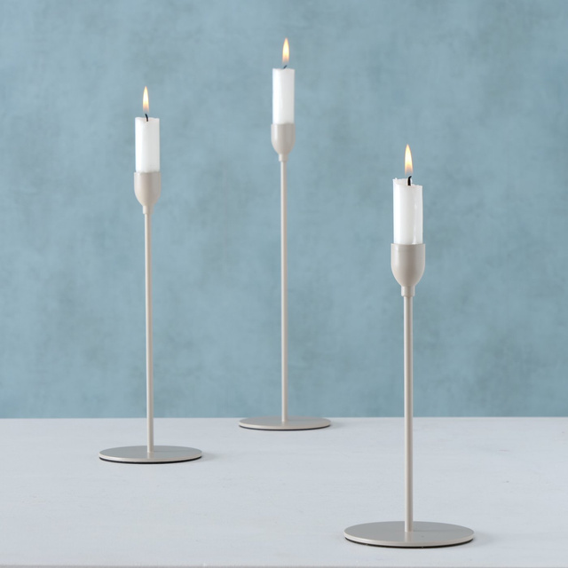 Suporturi metalice pentru lumanari pentru cina, MALTE