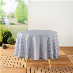 Față de masă rotundă ALIANOR din poliester, Ø 180 cm