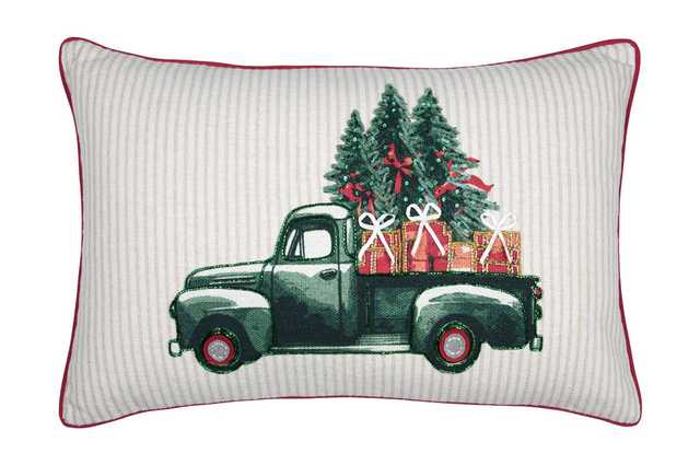 Perna de Crăciun cu imprimeu, 35 × 55 cm