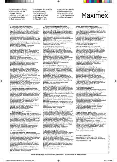 Spray pentru ingrijirea plantelor NaturGarten, 250 ml