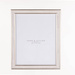Ramă foto, imitație de lemn alb, 24 x 29 cm