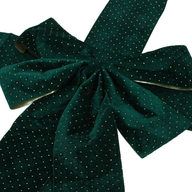 Decorațiune de Crăciun pentru ușă, fundă, 33 x 42 cm