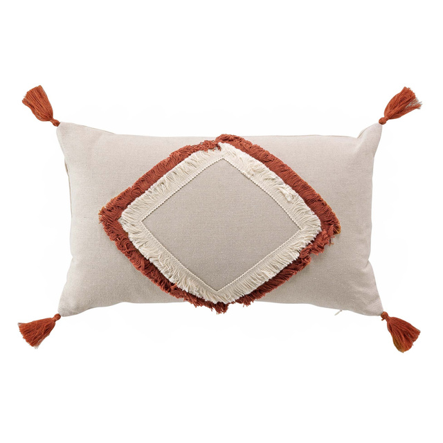 Perna decorativa pentru sufragerie MALORY, cu franjuri