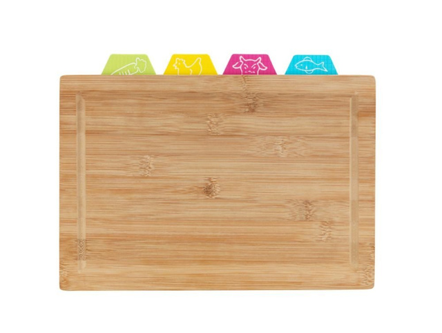 Set tocatoare BELLA, 4 blaturi pentru pește / carne / carne de vită / legume, Wenko