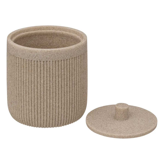 Recipient pentru dischete și bețișoare de urechi ONYX, Ø 9,9 cm