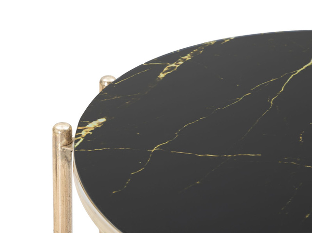 Masuta de cafea cu imitatie de marmura, 45 x 46 cm