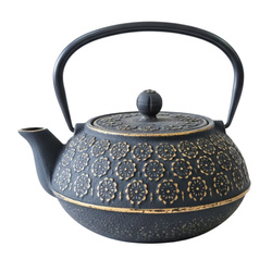 Ceainic din fontă cu infuzor KUMO, 1000 ml, negru