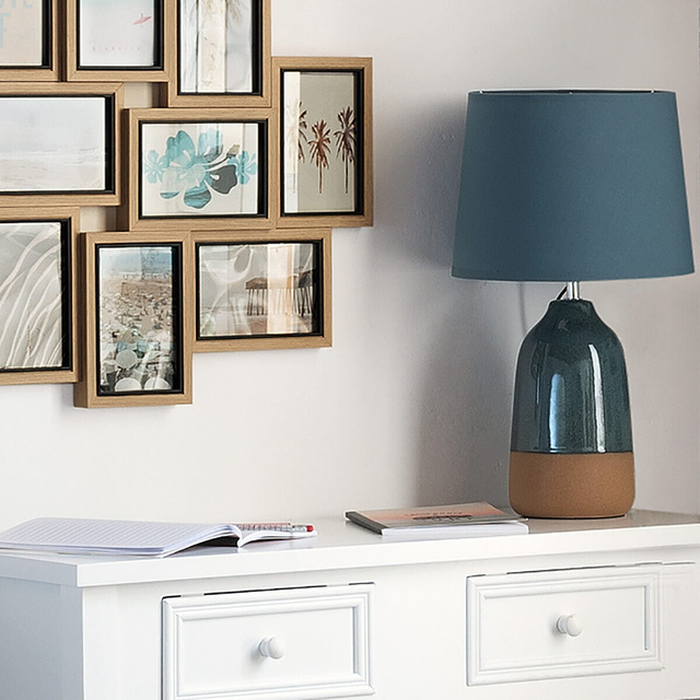 Lampa de masa PIETRA, baza din ceramica, 43 cm