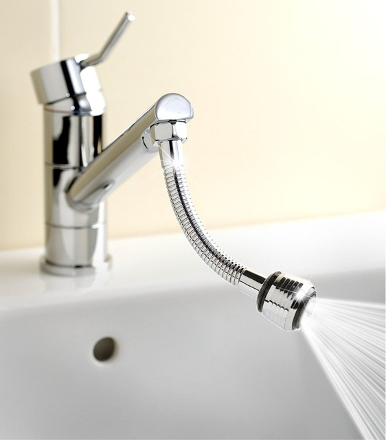 Extensie flexibilă pentru bateria de bucătărie, aeratorul de apă - oțel inoxidabil