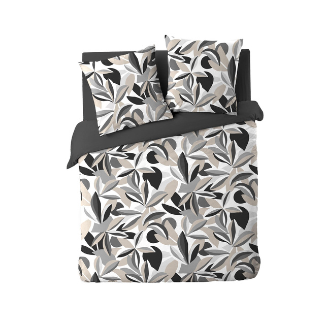 Set de lenjerie cu model gri, LAVINIA, 240 x 220 cm