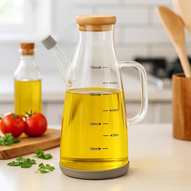 Sticlă pentru ulei, 750 ml, model 2