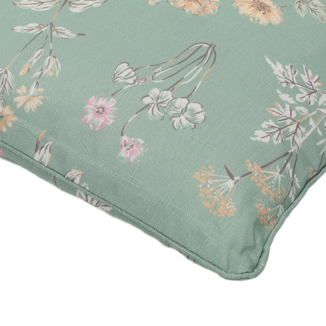 Perna decorativa cu model floral, 45 x 45 cm