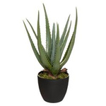 Aloe Vera artificiala in ghiveci, inaltime 44 cm