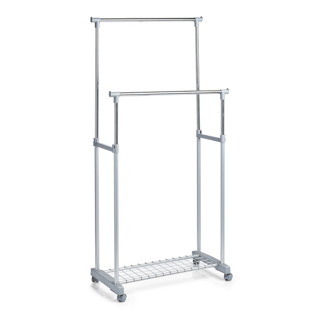 Suport pentru haine, cu 2 niveluri - dulap pe roți, ZELLER