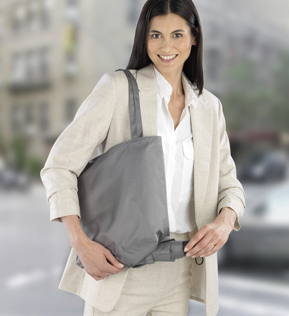 Umbrela pliabila, 2in1, cu geanta de cumparaturi