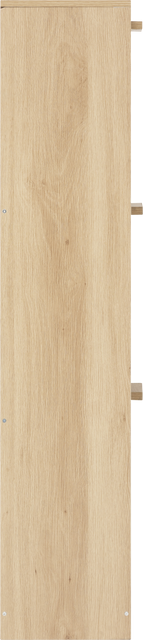 Dulap pentru pantofi îngust și înalt CANE, împletitură vieneză, 60 x 24 x 113 cm