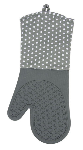 Mănuși de bucătărie din silicon - 2 bucăți în set, accesorii pentru copt, WENKO, gri