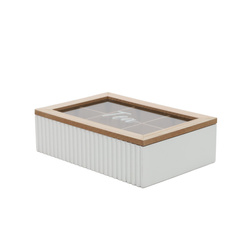 Recipient pentru ceai cu compartimente TEA, 24 x 16 x 7 cm