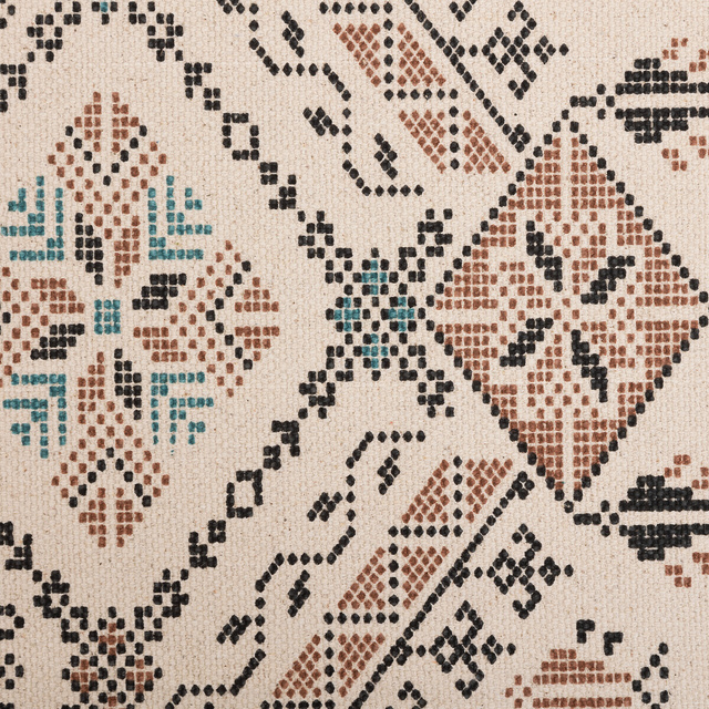 Covor antiderapant CALEB, model etnic, 200 x 80 cm