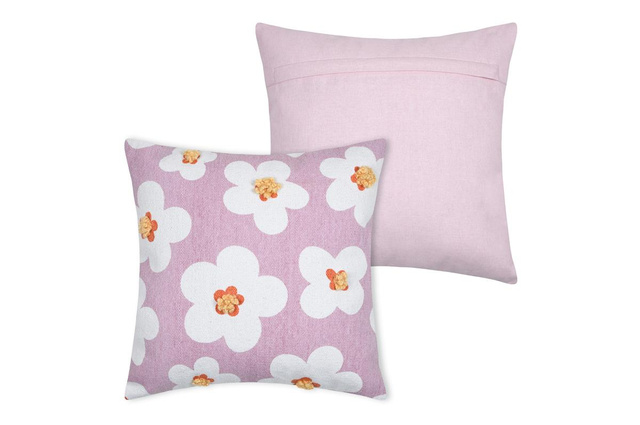 Perna decorativa cu margarete, SWEETLOVE, 40 x 40 cm