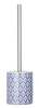 Perie WC cu suport Lorca, Alb/Albastru, 39x10x8 cm, Wenko