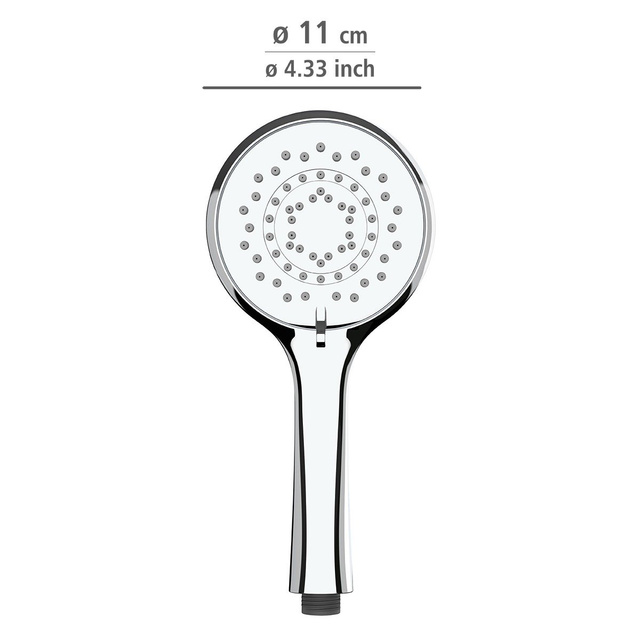 Cap de dus cu functie de economisire apei, Ø 11 cm, 5 setari, WENKO