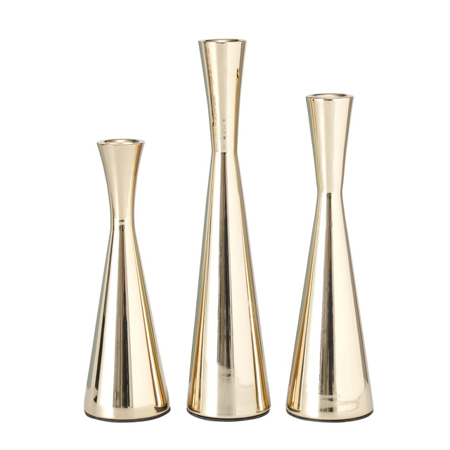 Set 3 suporturi pentru lumanare  Con